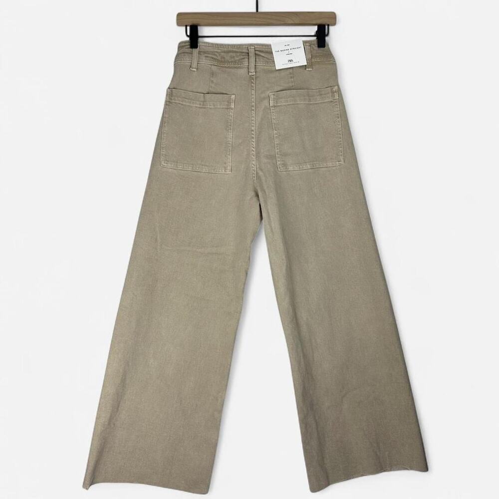 Zara high rise wide leg jeans size US 10